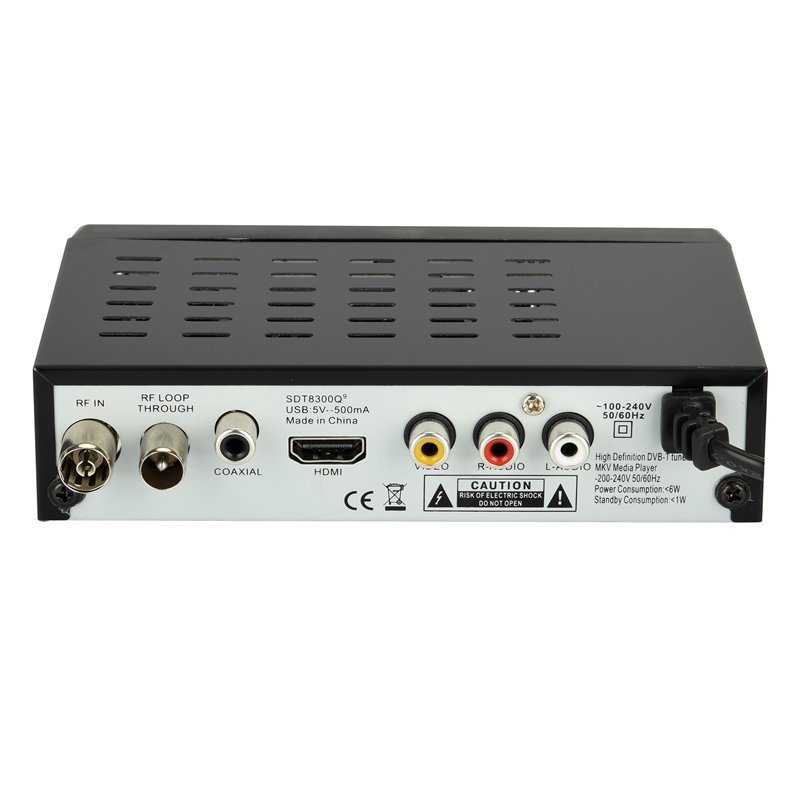 Sintonizador TDT HD scart usb grabador SY-3129t2