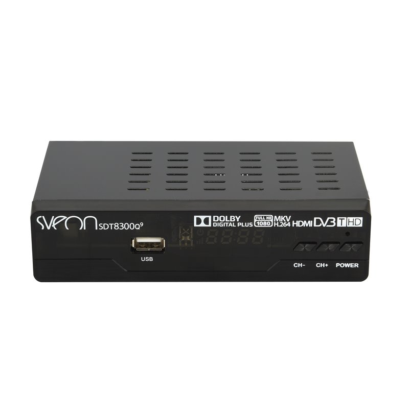 y Grabador SVEON SDT8300Q9 con reproductor multimedia MKV