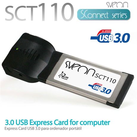 PCI Express Card 2 Ptos USB 3.0 SCT110