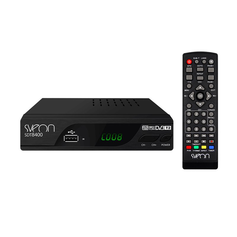 Receptor DVB-T2 TDT HD USB Grabador 1080p ProStima ST8200R